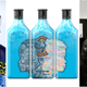 Snoop Dogg, left, on January 05, 2020, in Beverly Hills, Calif.; Hebru Brantley’s design for the new Limited Edition Bombay Sapphire bottles; Mary J. Blige on February 09, 2020, in New York City.